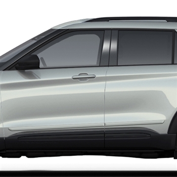 Ford Explorer Painted Body Side Moldings, 2020, 2021, 2022, 2023