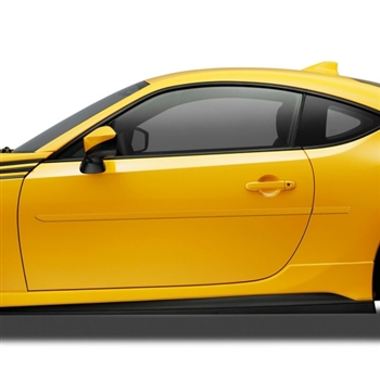 Subaru BRZ Painted Body Side Moldings, 4pc 2013, 2014, 2015, 2016, 2017, 2018, 2019, 2020