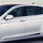 Hyundai Genesis Sedan Painted Body Side Moldings, 2009, 2010, 2011, 2012, 2013, 2014