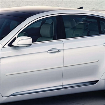 Hyundai Genesis Sedan Painted Body Side Moldings, 4pc 2015, 2016