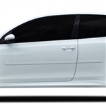 Volkswagen Golf 2 Door Painted Body Side Moldings, 2010, 2011, 2012, 2013, 2014, 2015