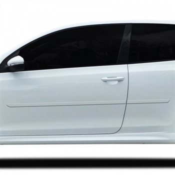 Volkswagen Golf 2 Door Painted Body Side Moldings, 2010, 2011, 2012, 2013, 2014, 2015