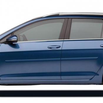 Volkswagen Golf sportwagen Painted Body Side Moldings, 4pc 2015, 2016, 2017, 2018, 2019, 2020