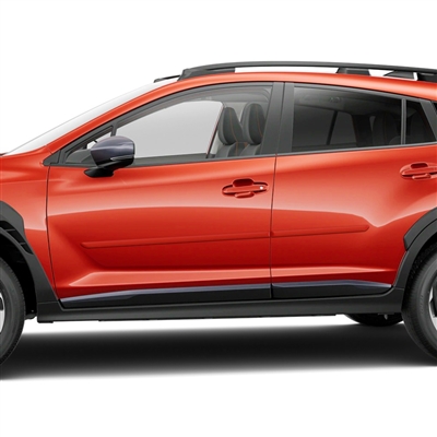 Subaru Crosstrek Painted Body Side Moldings, 4pc 2024, 2025, 2026