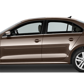 Volkswagen Jetta Painted Body Side Moldings, 4pc 2011, 2012