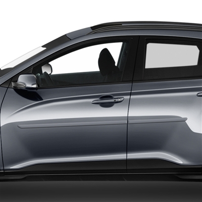 Hyundai Kona Painted Body Side Moldings, 2018, 2019, 2020, 2021, 2022, 2023