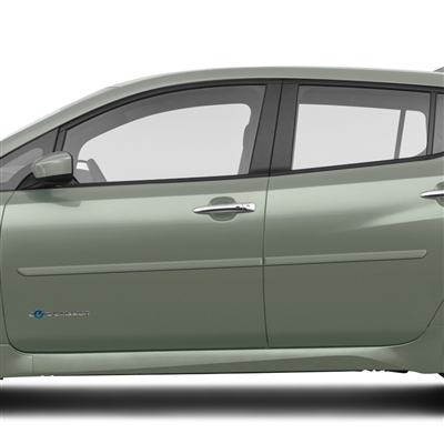 Nissan Leaf Painted Body Side Moldings, 2018, 2019, 2020, 2021, 2022, 2023