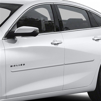 Chevrolet Malibu Painted Body Side Moldings, 2016, 2017, 2018, 2019, 2020, 2021, 2022, 2023, 2024, 2025