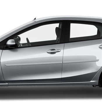 Mazda 2 Painted Body Side Moldings, 4pc 2011, 2012, 2013, 2014