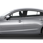 Mazda 6 Painted Body Side Moldings, 4pc 2014, 2015, 2016, 2017, 2018, 2019, 2020, 2021