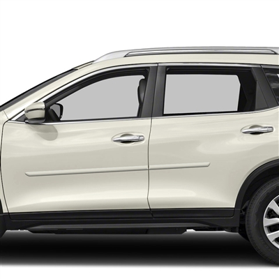 Nissan Rogue Painted Body Side Moldings, 2014, 2015, 2016, 2017, 2018, 2019, 2020