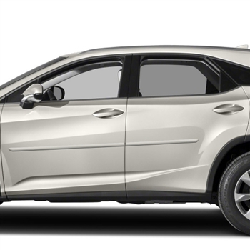 Lexus RX350 Painted Body Side Moldings, 4pc 2016, 2017, 2018, 2019, 2020, 2021, 2022