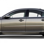 Volvo S80 Painted Body Side Moldings, 4pc 2007, 2008, 2009, 2010, 2011, 2012, 2013, 2014, 2015, 2016