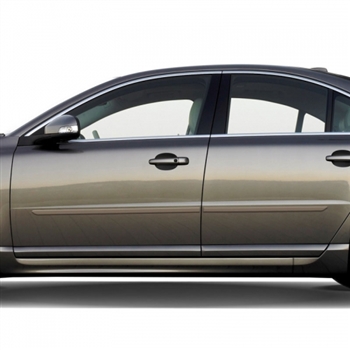 Volvo S80 Painted Body Side Moldings, 4pc 2007, 2008, 2009, 2010, 2011, 2012, 2013, 2014, 2015, 2016