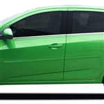 Chevrolet Sonic Painted Body Side Moldings, 2012, 2013, 2014, 2015, 2016, 2017, 2018, 2019, 2020, 2021