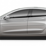 Tesla Model 3 Painted Body Side Moldings, 2017, 2018, 2019, 2020, 2021, 2022, 2023, 2024, 2025