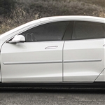 Tesla Model S Painted Body Side Moldings, 2012, 2013, 2014, 2015, 2016, 2017, 2018, 2019, 2020, 2021, 2022, 2023