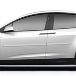 Tesla Model X Painted Body Side Moldings, 2016, 2017, 2018, 2019, 2020, 2021, 2022, 2023, 2024