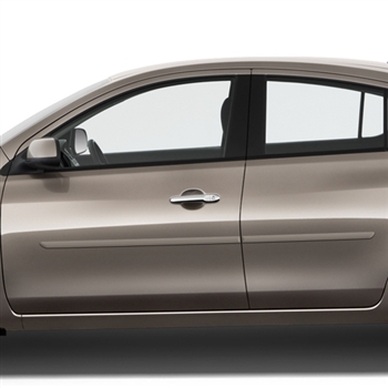 Nissan Versa Painted Body Side Moldings, 4pc 2007, 2008, 2009, 2010, 2011, 2012, 2013, 2014, 2015, 2016, 2017, 2018, 2019