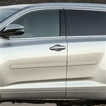 Toyota Highlander Painted Body Side Moldings, 4pc 2014, 2015, 2016, 2017, 2018, 2019