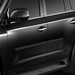 Lexus LX Painted Body Side Moldings, 4pc 2015, 2016, 2017, 2018, 2019, 2020, 2021