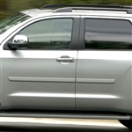 Toyota Sequoia Painted Body Side Moldings, 2008, 2009, 2010, 2011, 2012, 2013, 2014, 2015, 2016, 2017, 2018, 2019, 2020, 2021, 2022