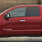 Nissan Titan Painted Body Side Moldings, 2016, 2017, 2018, 2019, 2020, 2021, 2022, 2023