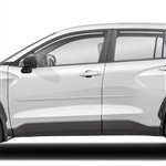 Toyota Corolla Cross Painted Body Side Moldings (beveled design), 2022, 2023, 2024, 2025, 2026
