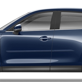 Mazda CX-5 Painted Body Side Moldings (beveled design), 2017, 2018, 2019, 2020, 2021, 2022, 2023, 2024
