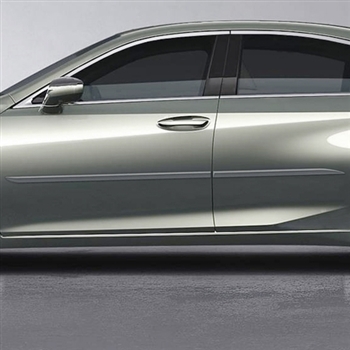 Lexus ES Painted Body Side Moldings (beveled design), 2019, 2020, 2021, 2022, 2023, 2024