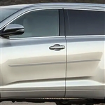 Toyota Highlander Painted Body Side Moldings (beveled design), 2014, 2015, 2016, 2017, 2018, 2019