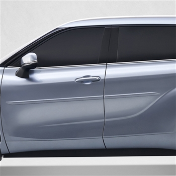 Toyota Highlander Painted Body Side Moldings (beveled design), 2020, 2021, 2022, 2023