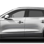Lincoln MKX Painted Body Side Moldings (beveled design), 2016, 2017, 2018, 2019, 2020, 2021, 2022, 2023