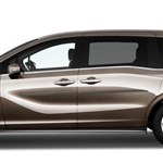 Honda Odyssey Painted Body Side Moldings (beveled design), 2018, 2019, 2020, 2021, 2022, 2023