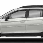 Subaru Outback Painted Body Side Moldings (beveled design), 4pc 2010, 2011, 2012, 2013, 2014, 2015, 2016, 2017, 2018, 2019