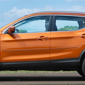 Nissan Rogue Sport Painted Body Side Moldings (beveled design), 4pc 2017, 2018, 2019, 2020, 2021, 2022