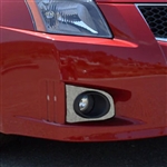 Nissan Sentra SE-R Chrome Front Fog Light Trim, 2007, 2008, 2009, 2010, 2011