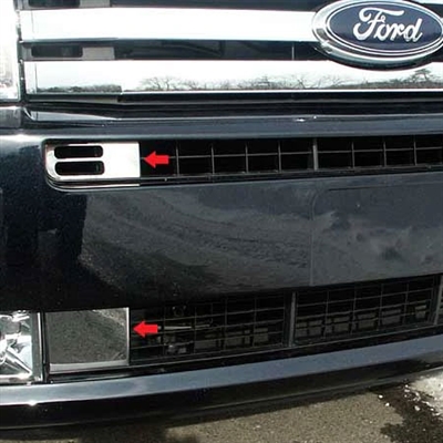 Ford Flex Chrome Front Vent Trim, 4pc  2009, 2010, 2011, 2012