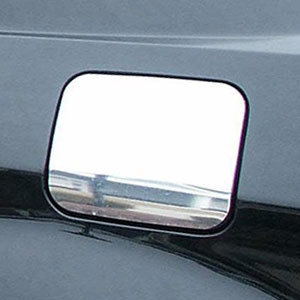 Dodge Charger Chrome Fuel Door Overlay (w/ Thumb Notch), 2008-2010