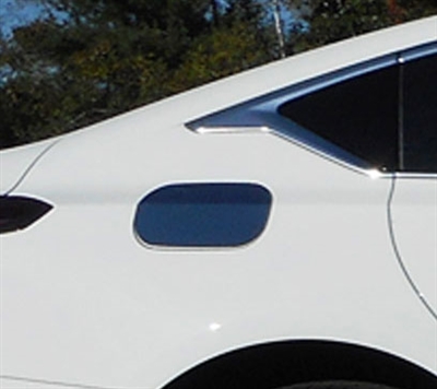 Cadillac CT4 Chrome Fuel Door Overlay, 2020, 2021, 2022, 2023, 2024, 2025, 2026