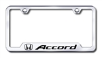 Honda Accord Premium Chrome License Plate Frame