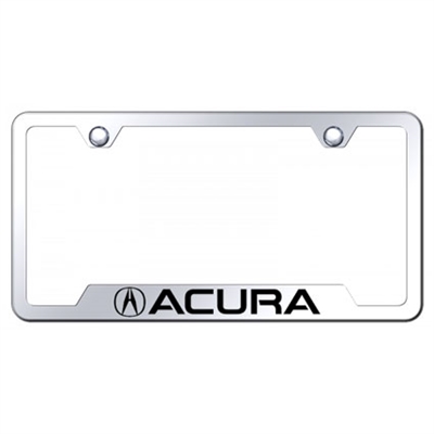 Acura Laser Etched Cut-Out License Plate Frame