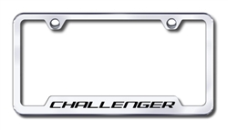 Dodge Challenger Premium Chrome License Plate Frame