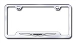 Chrysler Logo Chrome License Plate Frame