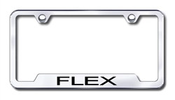 Ford Flex Premium Chrome License Plate Frame