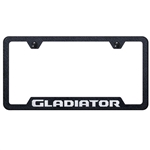 Jeep Gladiator Black License Plate Frame