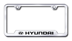 Hyundai Premium Chrome License Plate Frame