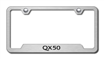 Infiniti QX50 Chrome License Plate Frame