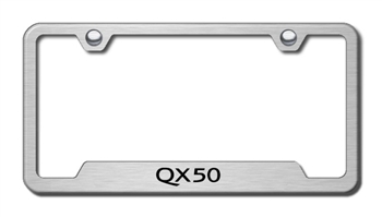 Infiniti QX50 Chrome License Plate Frame