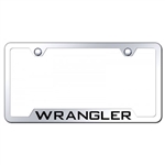 Jeep Wrangler Premium Chrome License Plate Frame